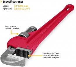 Llave Stilson 1-STI-12  PETRUL